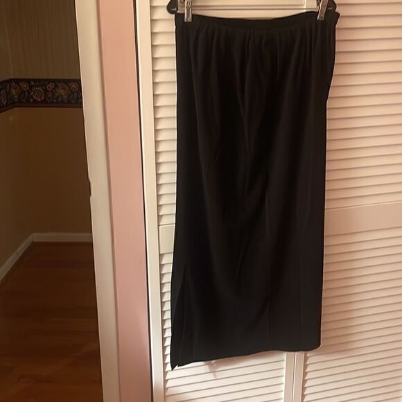Notations Black MIDI Skirt Vintage - Picture 1 of 3